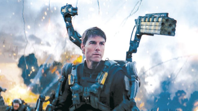 Tom Cruise in Edge of Tomorrow.