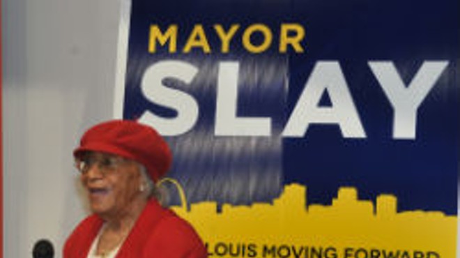 Frankie Muse Freeman, 96-year-old civil rights activist and Slay supporter at a recent event.