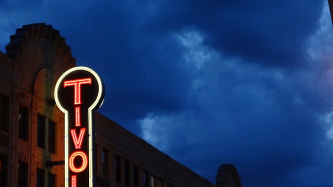 The Tivoli Theatre, where John Thompson became famous in St. Louis for his bright smile and kind heart.