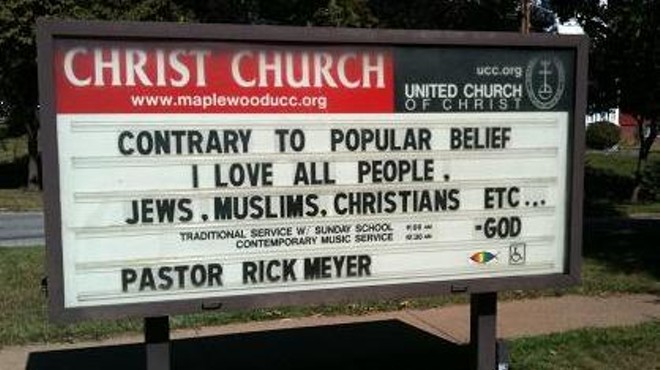 God Even Loves Jews and Muslims, Church Sign Confirms