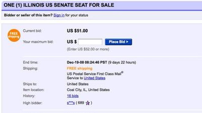 How Much is a U.S. Senate Seat Worth? You Decide! (Updated)