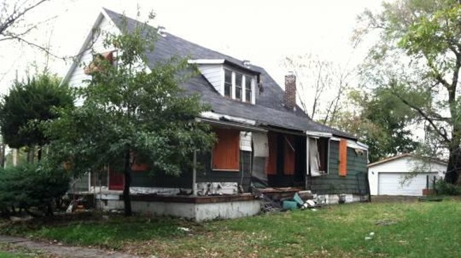 Miles Davis' East St. Louis childhood home in October 2011.