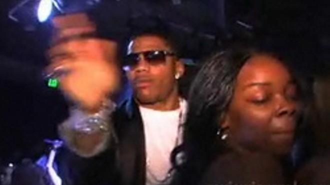 See Nelly and Adam "Pacman" Jones Make It Rain At A Vegas Strip Club
