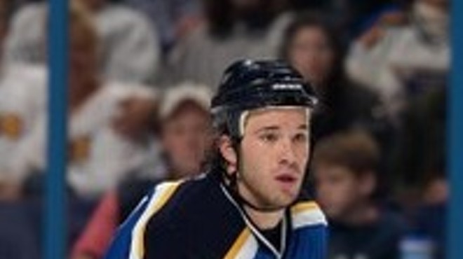 Danton playing for the 2003-2004 St. Louis Blues.
