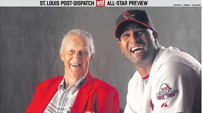 An All-Star Game cover of the Post-Dispatch now for sale on stltoday.com for $19.95.