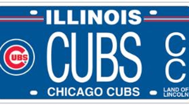 Cubs License Plates Go On Sale Today -- In Illinois Only, Alas