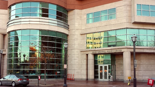 The Buzz Westfall Justice Center in downtown Clayton.