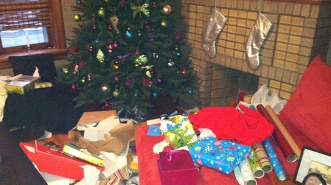 Thieves ransack the Plummers Christmas gifts.