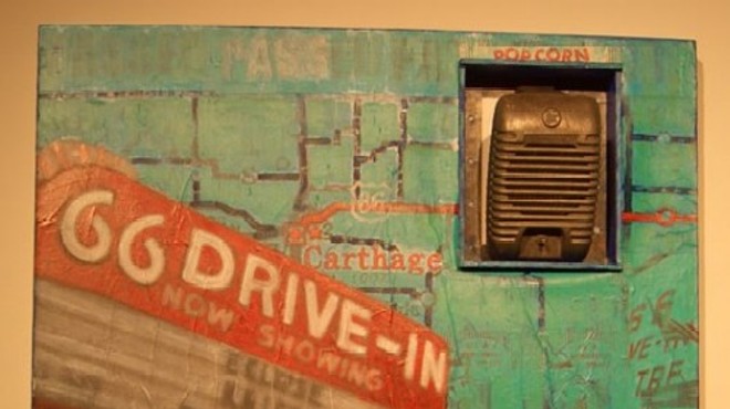 66 Drive-In, from Past/Passed: New Work by Robot at Mad Art.