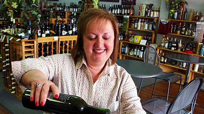 Kata Lozina inside Kaya's Import Wine & Spirits
