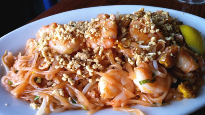 Guess Where I'm Eating this Shrimp Pad Thai and Win $25 to Kampai Sushi Bar [Updated]!