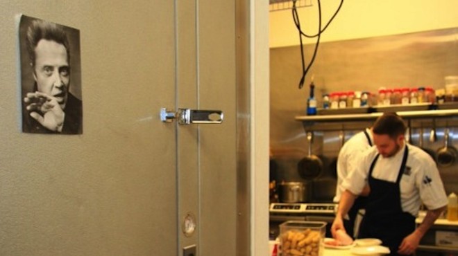 A view of DiMercurio from the kitchen's "Walken" fridge | Beth Clauss