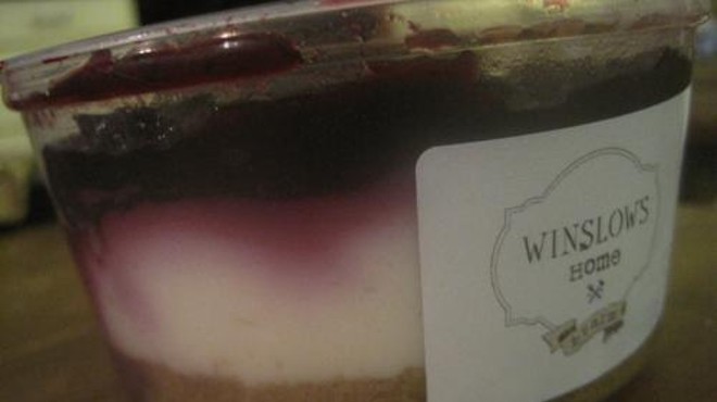 Winslow's Home bluberry no-bake cheesecake