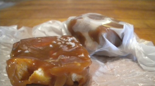 Beer and Pretzel Caramels from The Caramel House
