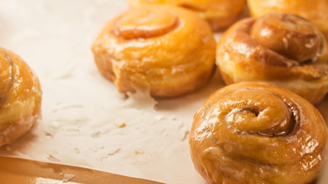 Mmm. Cinnamon roll doughnut.