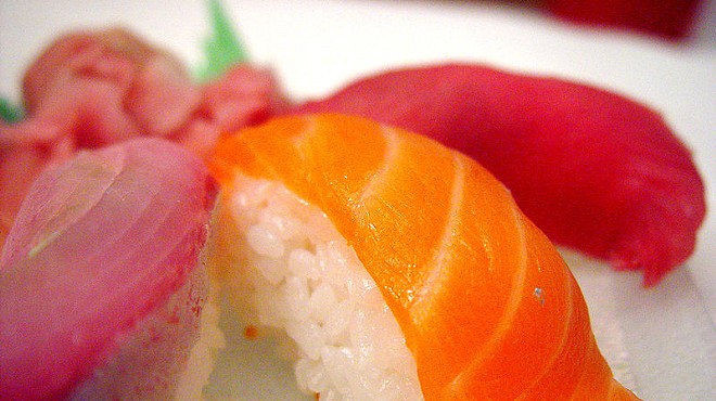 You can eat a lot more sushi than this at Sushi Ai.