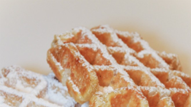Waffle-licious serves Brussels-style waffles.