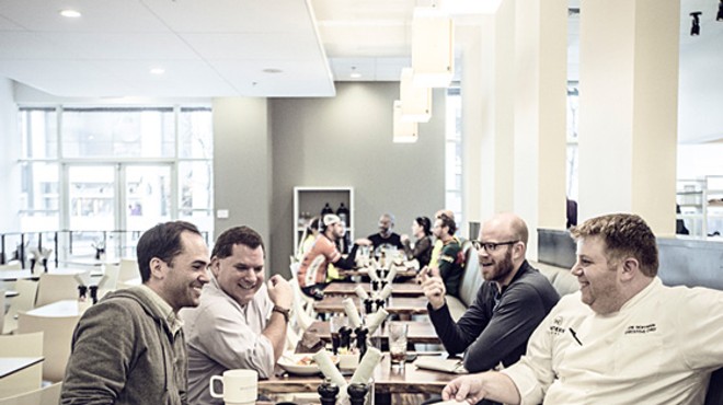 From left to right: owner Brendan Marsden, owner Tom Ferrara, owner Jon Rankins, and executive chef Jon Hoffman. | Jennifer Silverberg