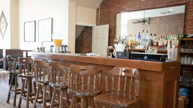 A view of the bar area at Laredo on Lafayette Square