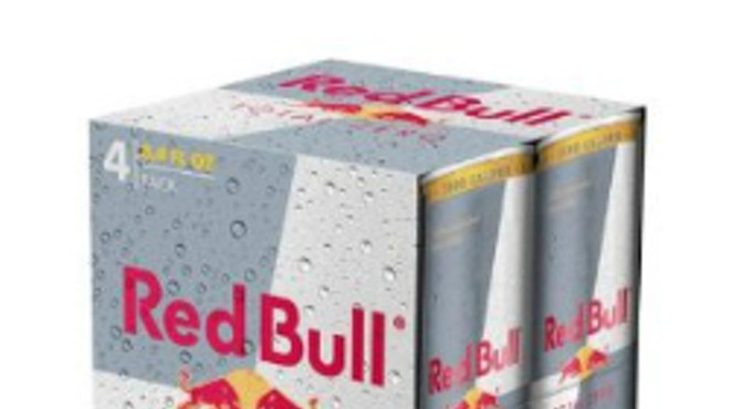 Red Bull Total Zero cans resemble toxic-waste containers.