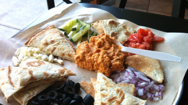 Guess Where I'm Eating this Hummus Plate and Win $20 Taqueria La Pasadita [Updated]!