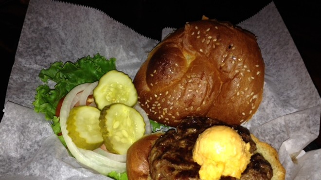 The classic burger at Blueberry Hill. | Cheryl Baehr