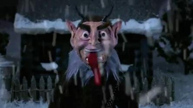 Krampus, as imagined by Anthony Bourdain