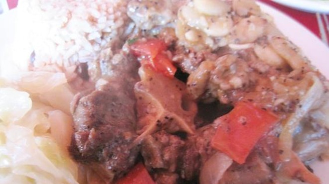 The oxtail stew at De Palm Tree