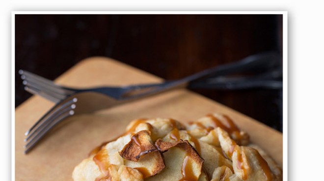 &nbsp;&nbsp;&nbsp;&nbsp;&nbsp;&nbsp;&nbsp;Caramel apple crostada at Table. | Jennifer Silverberg