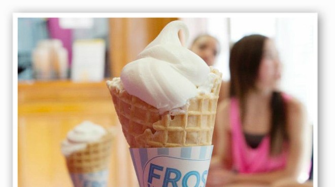 &nbsp;&nbsp;&nbsp;&nbsp;&nbsp;&nbsp;Wendy's new vanilla Frosty waffle cone dessert. | Image via