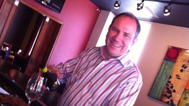 Robust owner Stanley Browne is a wine devil.