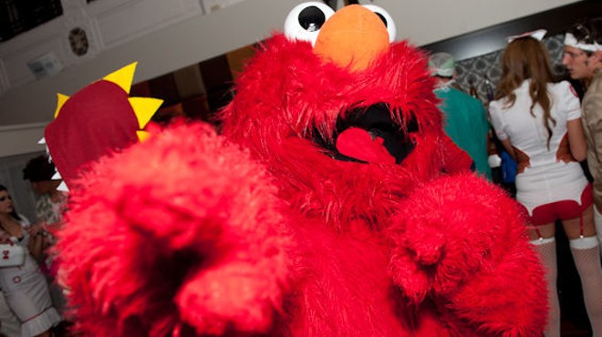 This weekend was just the warm-up lap for that Tickle-Me Elmo costume.
