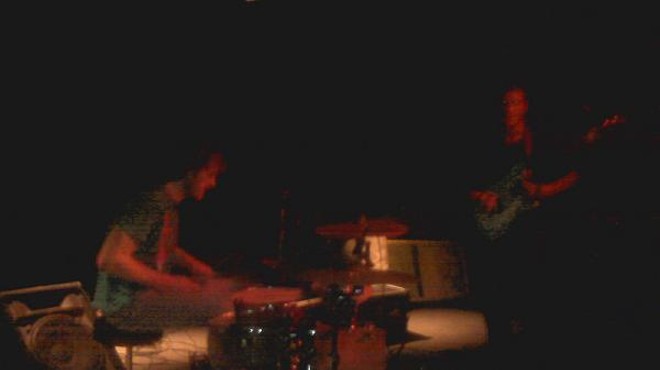 Zach Hill is so fast, the camera cannot capture his drumming skills