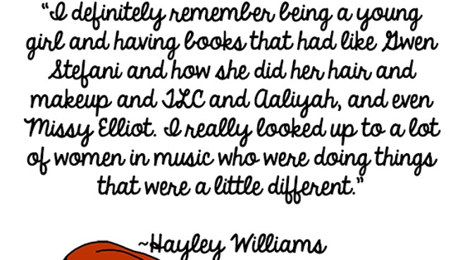 Hayley Williams On Being a Rockstar, in Illustrated Form