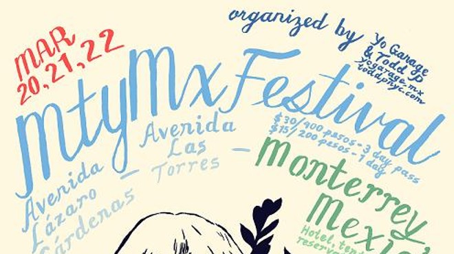 The poster for MtyMx, with lineup.