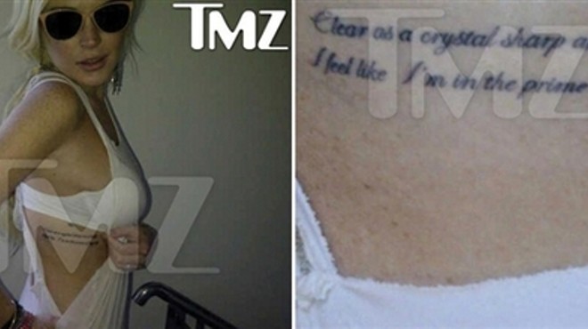 Lindsay Lohan's Billy Joel Tattoo: Five Other Lyrics She Could Have Used
