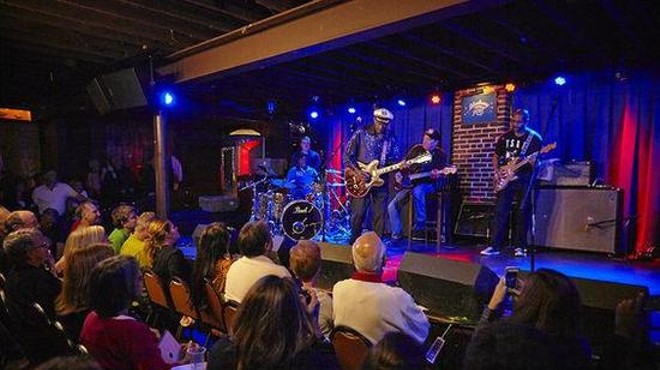 Berry's band consists of Keith Robinson on drums; Jim Marsala on bass; Charles Berry Jr. on guitar; Bob Lohr on keyboards; and Ingrid Berry-Clay on vocals.