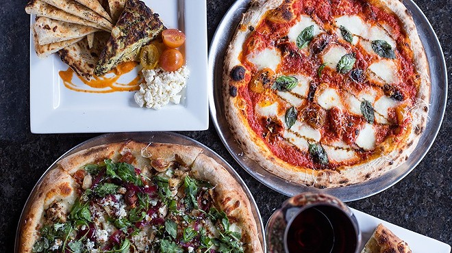 Cork n’ Slice's pizza takes its cue from Neapolitan traditions, but adds its own touches.