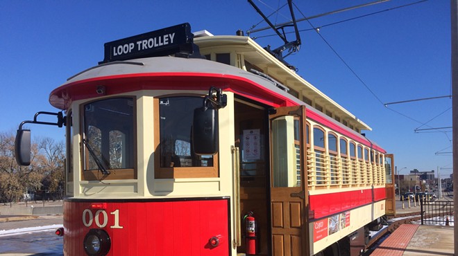 The trolley .... actually spotted in the wild!