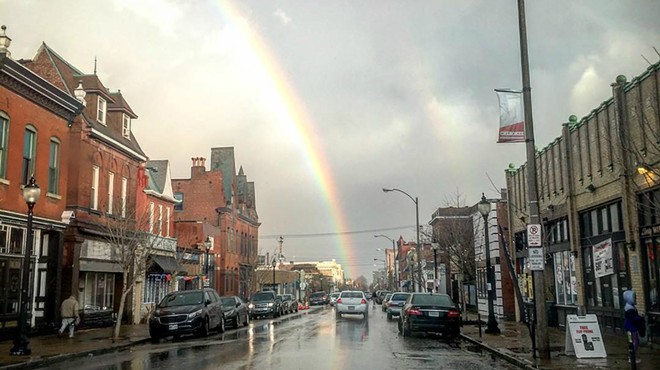 Stunning Photos of the Amazing Rainbow in St. Louis Yesterday