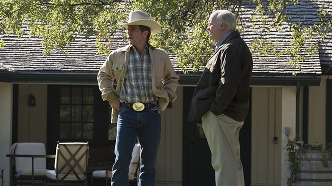 Dick Cheney and George Bush (Christian Bale and Sam Rockwell) back when Cheney ran the world.