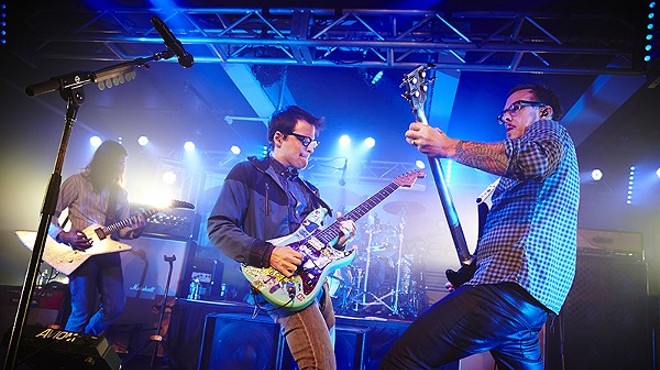 Weezer photographed at Plush in 2014
