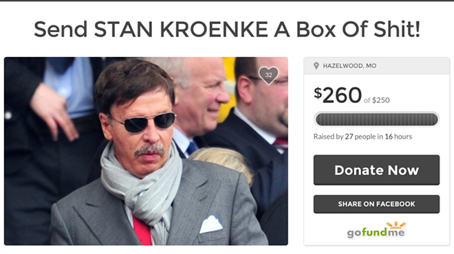 Two Dozen People Just Donated Money to Send Stan Kroenke a Box of Shit