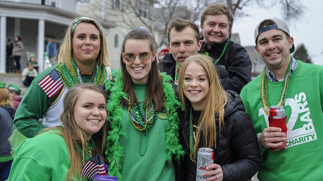 St. Patrick's Day brings the party people to Dogtown.