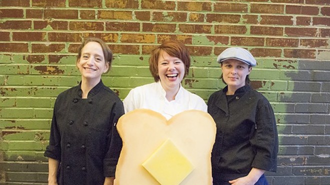 Rachel Moeller, Amanda Geimer and Colleen Clawson of Milque Toast Bar.