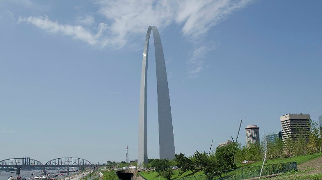 The view of the Arch from the renovated northern grounds of the park. The renovation of the entire park is slated to be finished in 2017.