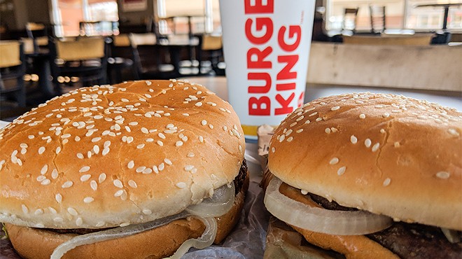 Which is the Whopper, and which is the Impossible Whopper?