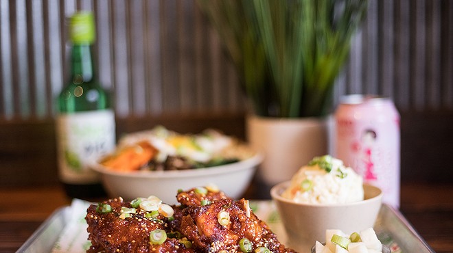 Kimchi Guys’ highlights include Korean fried chicken, bibimbap and soju.