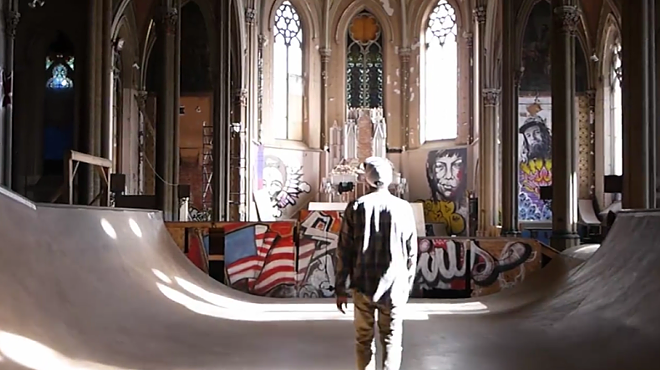 Watch This Mesmerizing Video of a Muralist Painting at the Skate Church