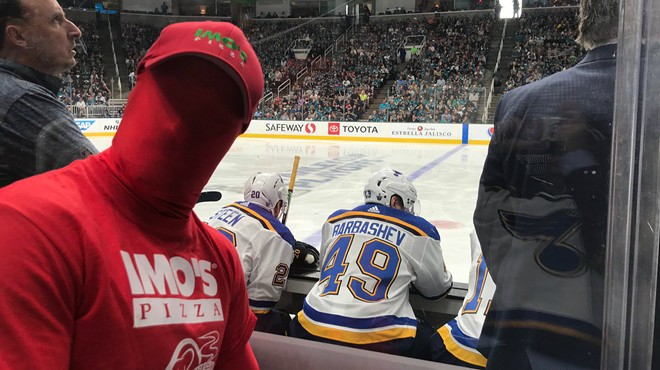 Imo's Guy Cheered the Blues to a Saucy Playoff Victory Over San Jose
